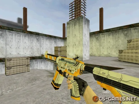 Модель HD M4A4 «Area 51» для CS 1.6