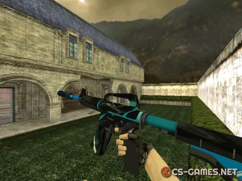 Модель HD M4A1-S «Blue Force» для CS 1.6