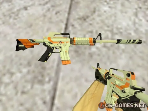 Модель M4A1-S «Азимов» для CS 1.6