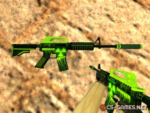 Модель M4A1 «Nuclear Leek» для CS 1.6