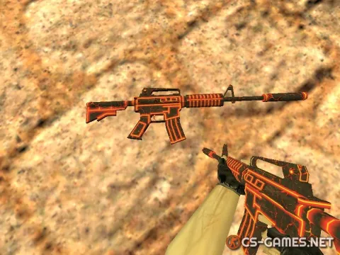 Модель M4A1 «Lava» для CS 1.6