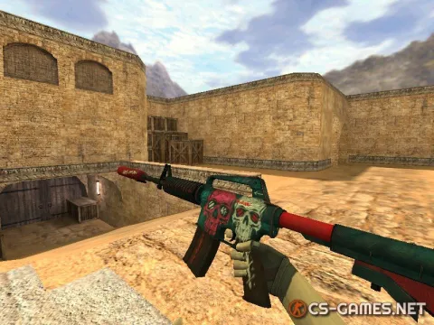 Модель HD M4A1-S «Cutter» для CS 1.6