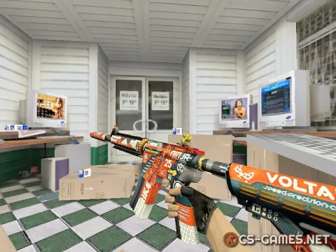 Модель HD M4A4 «Bloodsport» для CS 1.6