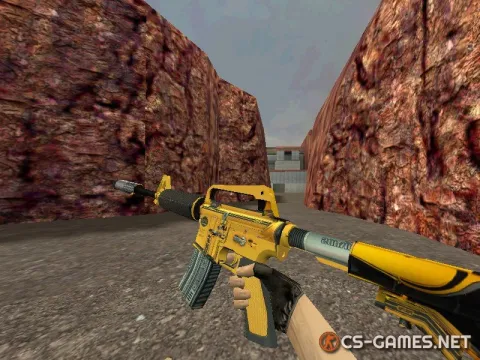 Модель HD M4A1-S «Supercharged» для CS 1.6