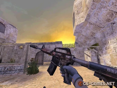 Модель HD M4A1-S «Biker» для CS 1.6