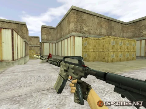 Модель HD M4A1-S «White Fang» для CS 1.6