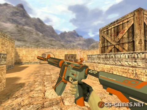 Модель HD M4A4 «Storm» для CS 1.6