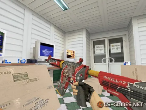 Модель HD M4A4 «Beast Project» для CS 1.6