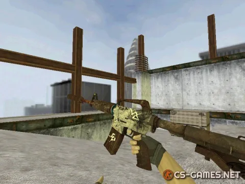 Модель M4A4 «War» для CS 1.6