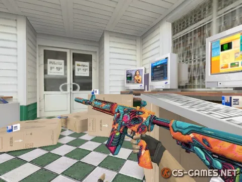 Модель HD M4A4 «Biowar» для CS 1.6