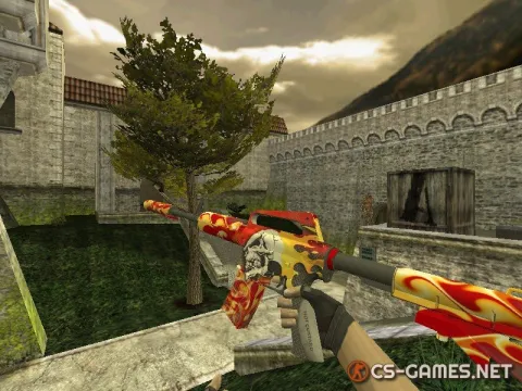Модель HD M4A1-S «Hot Custard» для CS 1.6