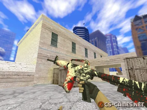 Модель HD M4A1-S «Victim» для CS 1.6