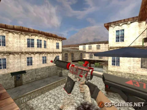 Модель HD M4A4 «Skar» для CS 1.6