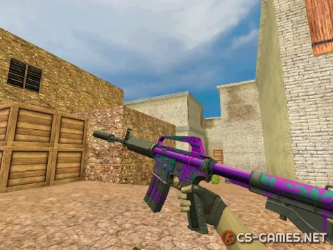Модель HD M4A1-S «Lnk Attack» для CS 1.