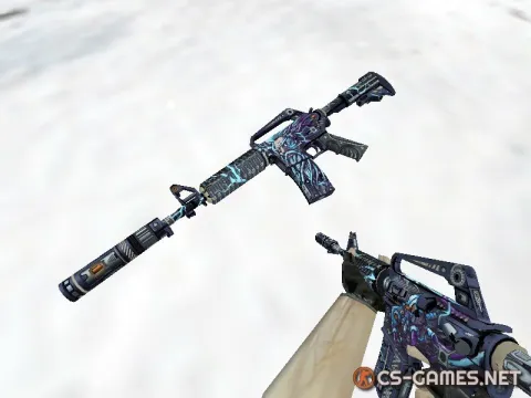 Модель HD M4A1 «High Voltage God» для CS 1.6