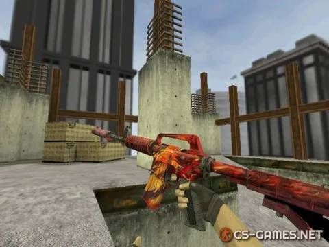 Модель HD M4A1-S «Chicken Revenge» для CS 1.6