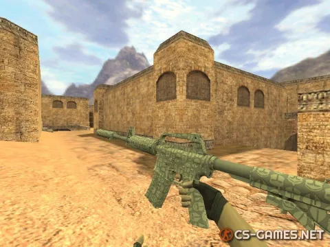 Модель HD M4A1-S «Aid» для CS 1.6