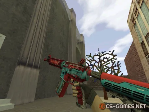 Модель HD M4A4 «Mechanical Trick» для CS 1.6