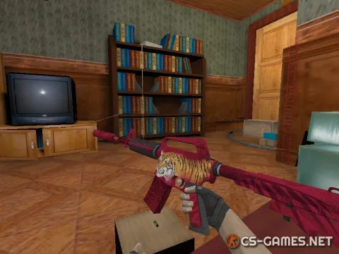 Модель HD M4A1-S «Bengal Tiger» для CS 1.6