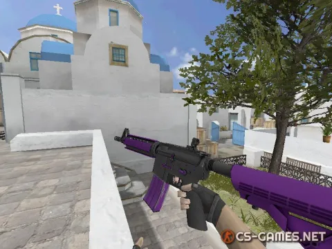 Модель HD M4A4 «Ultraviolet» для CS 1.6