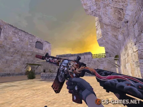 Модель HD M4A4 «Kill Confirmed» для CS 1.6