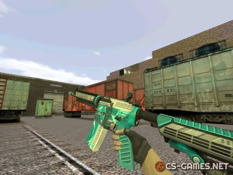 Модель HD M4A4 «Star Limited» для CS 1.6