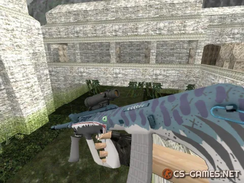 Модель AUG «Пиранья» для CS 1.6