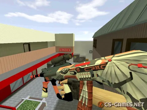 Модель HD AUG «Indiana» для CS 1.6