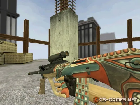 Модель HD AUG «Totem» для CS 1.6