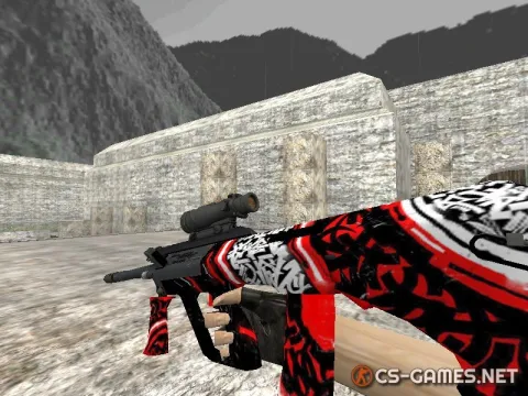 Модель HD AUG «Calligraphy» для CS 1.6