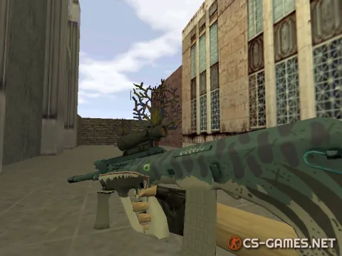 Модель HD AUG «Piranha» для CS 1.6