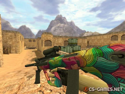 Модель HD AUG «Nathlose» для CS 1.6