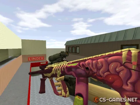 Модель HD AUG «Huge Guts» для CS 1.6