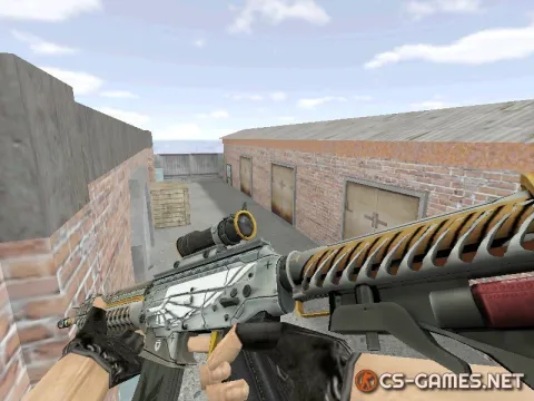 Модель HD SG 553 «Aerial» для CS 1.6