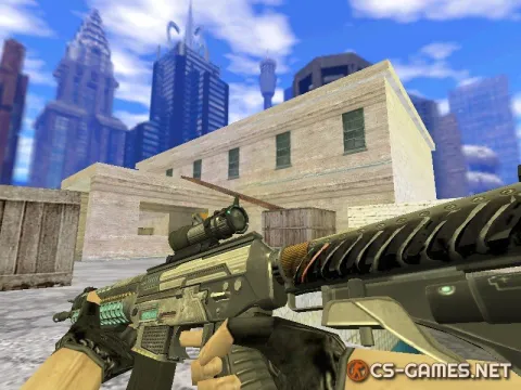 Модель HD SG 553 «Gauss Rifle» для CS 1.6