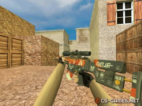 Модель SCAR-20 «Кровавый спорт» для CS 1.6