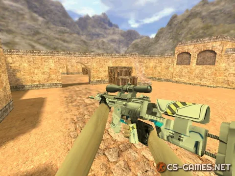 Модель HD SCAR-20 «Gemini» для CS 1.6