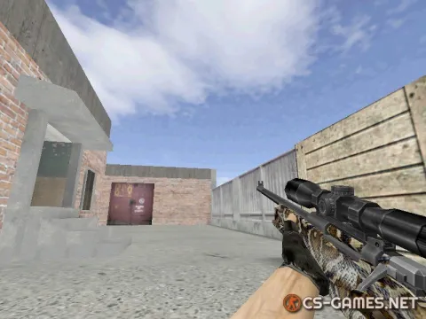 Модель AWP «Змеиная кожа» для CS 1.6