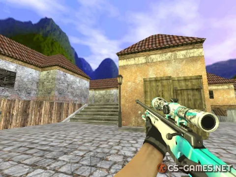 Модель AWP «Sticker Bomb Snow» для CS 1.6