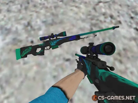 Модель AWP «Blue Shift» для CS 1.6