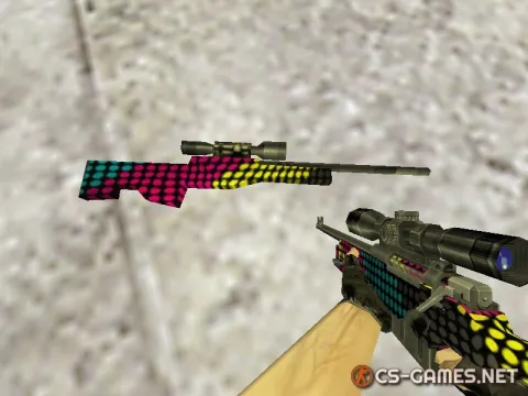 Модель AWP «Colorful» для CS 1.6