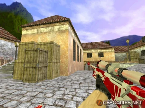 Модель AWP «Красная судьба» для CS 1.6