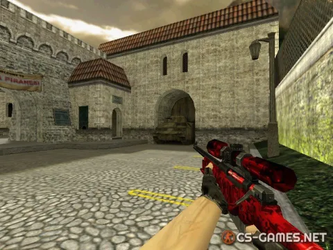 Модель AWP «Кровавый камуфляж» для CS 1.6