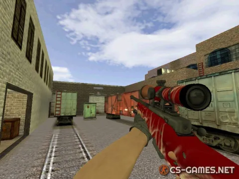 Модель AWP «White Lines» для CS 1.6