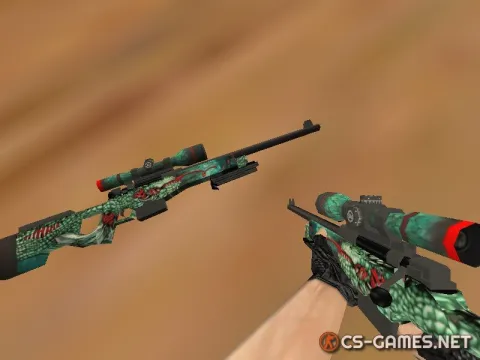 Модель AWP «Leviathan Kiss» для CS 1.6