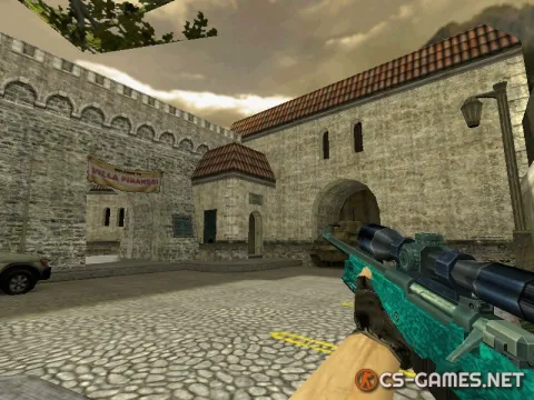 Модель AWP «Blue Batik» для CS 1.6