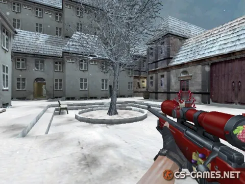 Модель AWP «Новогодняя» для CS 1.6