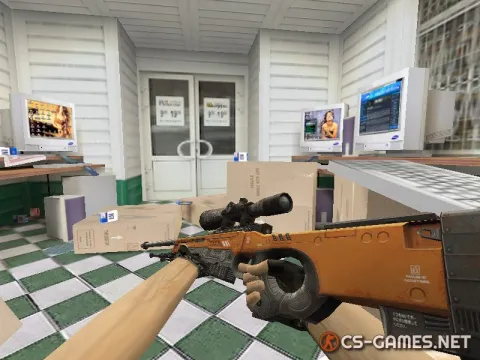 Модель HD AWP «Annihilator Orange» для CS 1.6