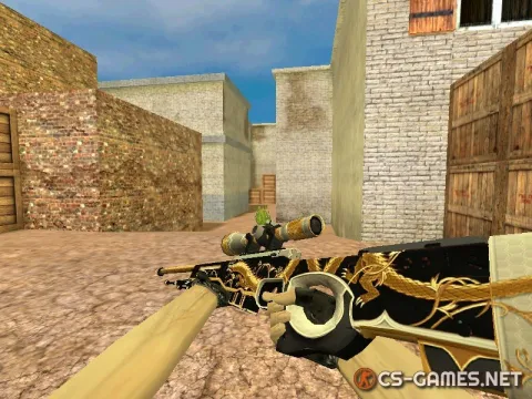 Модель HD AWP «Golden Coil» для CS 1.6