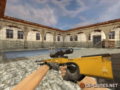 Модель HD AWP «Annihilator Yellow» для CS 1.6